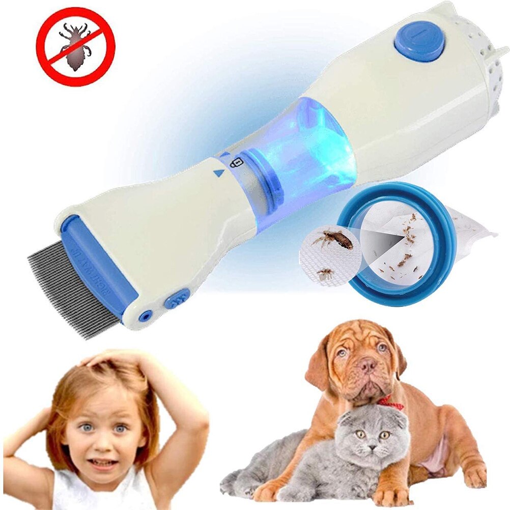 Pieptene aspirator impotriva paduchilor si parazitilor
