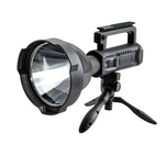 Set 2 x Lanterna LED cu trepied, 60W, raza de actiune 1KM, 4 moduri de iluminare, functie Powerbank