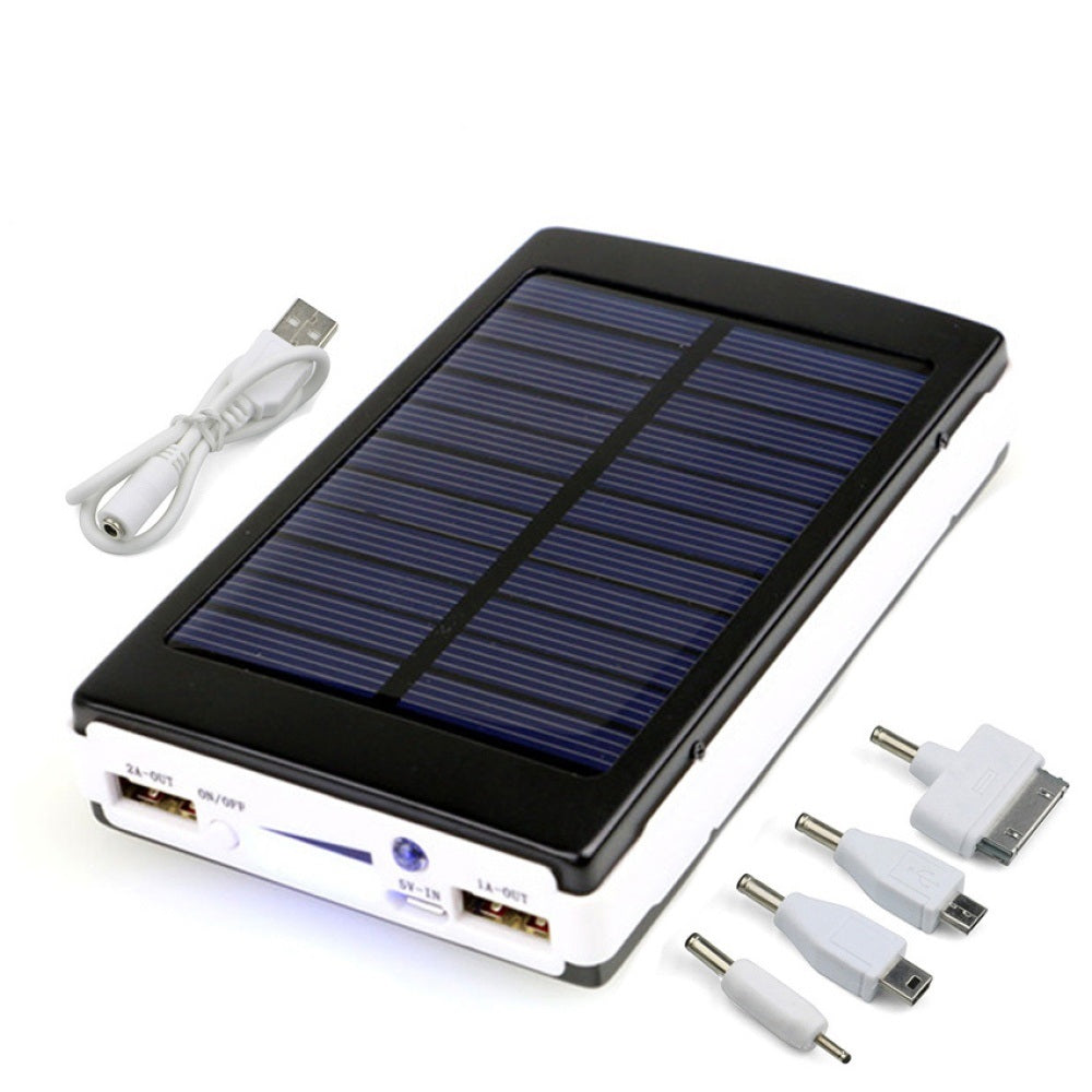 Baterie externa solara 12.000 mah, pentru 2 dispozitive