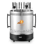 Grătar Electric Vertical RAF R.8628 – 1500W, 11 Frigărui Rotative, Gătit Rapid și Ușor
