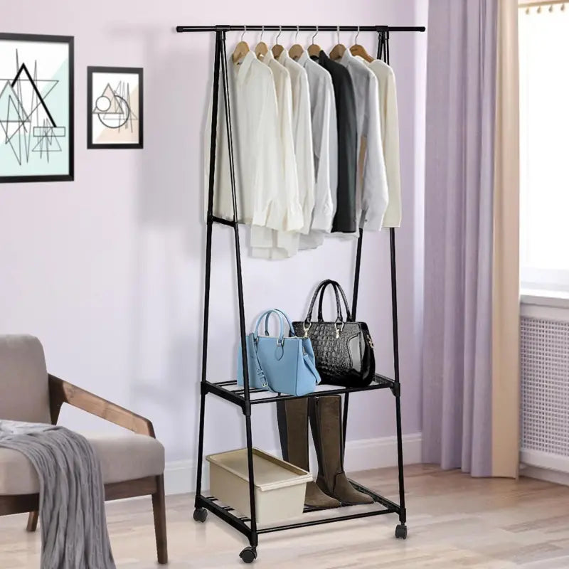 1+1 CADOU Suport triunghi multifunctional pentru haine si umerase + PRODUS CADOU