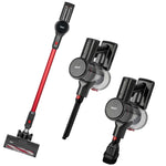 Aspirator Vertical de Mână RAF R.8675 - 120W, WIRELESS, cu Acumulator, 2200 mAh, 4 Accesorii, Filtru HEPA