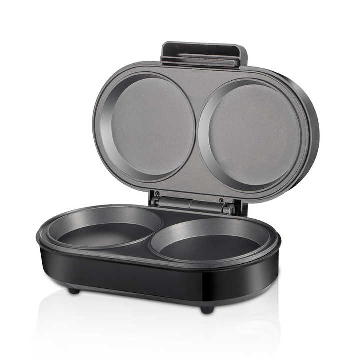 Aparat de făcut burgeri și omlete RAF R.245, 850W, 2 compartimente, suprafață antiaderentă
