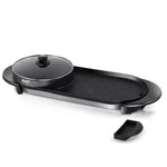 Plită Electrică 2în1 RAF R5413 1800 W, 2.5 L capacitate, cu capac, 160℃-220℃, 70x25x10 cm