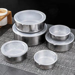 Tocător Electric 3L 1000W din Inox + Set 5 Caserole Metalice cu Capac CADOU