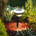 Set 4 x Lampa solara Smart RGB / Alb cald