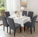 Set 6 huse elastice pentru scaun din lycra