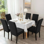 Set 6 huse elastice pentru scaun din lycra
