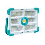 Proiector LED cu incarcare solara si USB, panou incorporabil, diferite variante de putere
