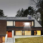 Proiector LED exterior 200W cu panou solar, telecomanda cu functii multiple