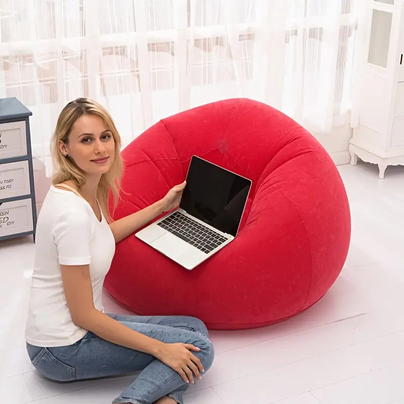 Canapea Gonflabila, GOGOU®, Lazy bag, 110x110x85CM