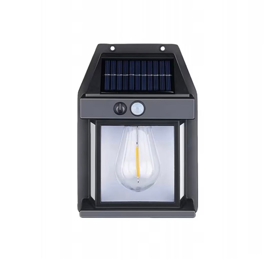 Lampa solara de perete LED cu senzor de miscare 3W, culoare negru