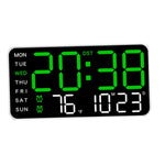 Ceas digital de perete, versatil, LED, cu alarma, calendar si termometru