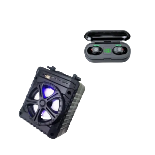 Casti bluetooth cu Touch + Boxa portabila cu Bluetooth