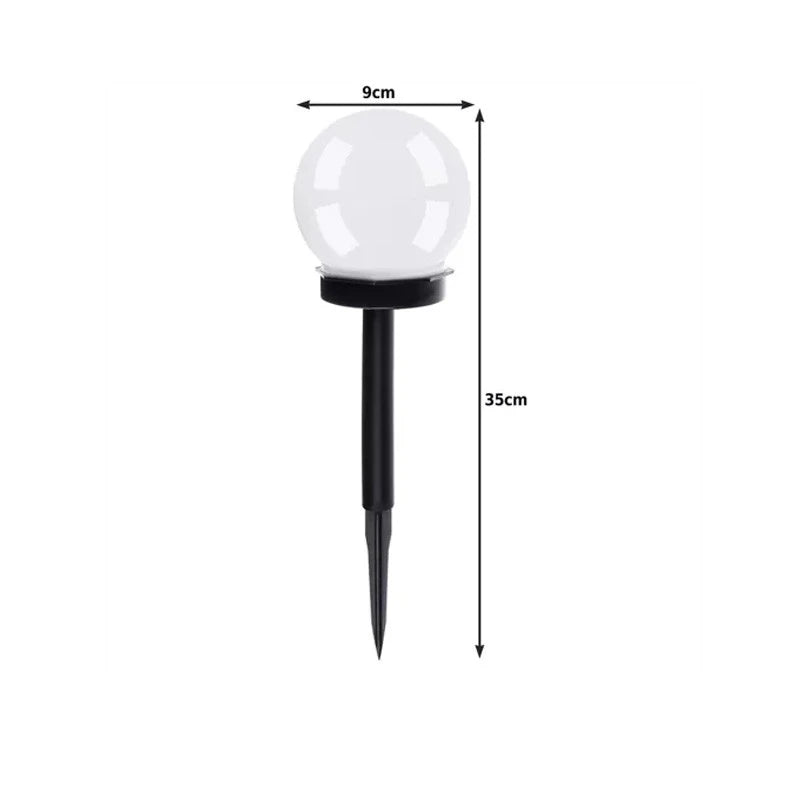 Set 6 lampi solare pentru alei, senzor amurg, LED cu lumina rece, timp de lucru 6 ore