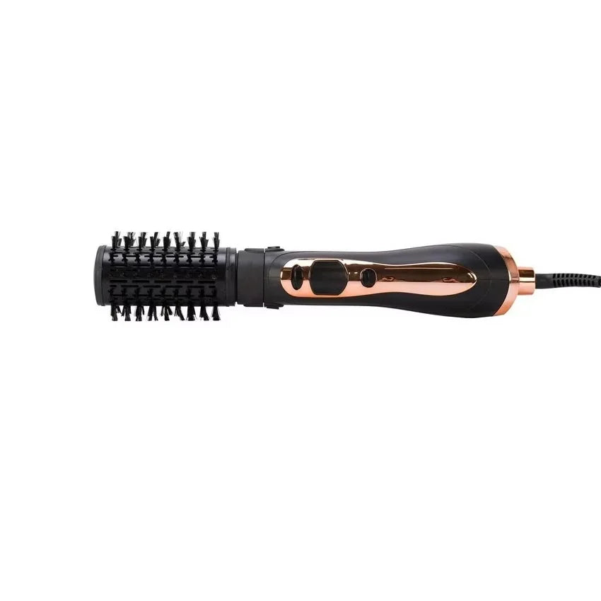 Perie rotativa RAF R598, 1000W, perie detasabila, jet cu aer rece, 2 trepte de temperatura, negru-auriu