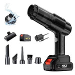 Aspirator auto fără fir 6 în 1 – 100 W, filtru HEPA, aspirare și suflare, negru
