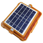 Proiector LED D9 cu panou solar, 300 W, cu funtie de incarcare telefon