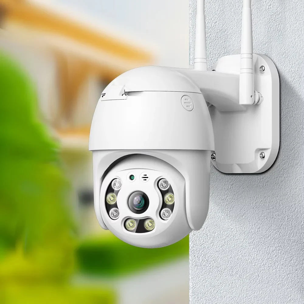 Set 2 x Camera Supraveghere FULL HD 1080P, vedere nocturna, WIFI si 2 carduri microsd 32 GB