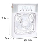 Ventilator portabil pentru racire de aer 3 viteze 10W cu spray