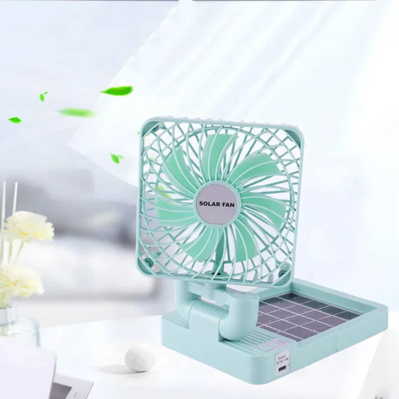 Ventilator Portabil de Masa Solar USB