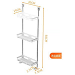 Suport multifunctional, cu 3 polite, pentru depozitare, pentru baie sau bucatarie