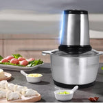 Tocator electric universal, maruntitor cu 4 lame, inox