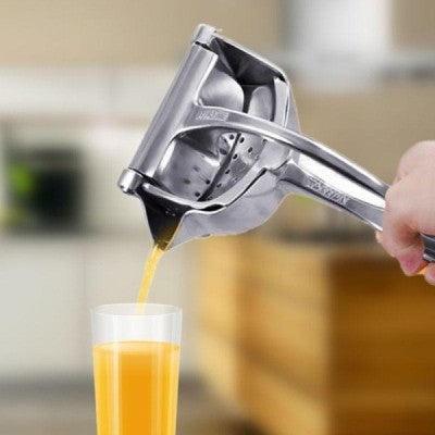Storcator manual de citrice cu presa manuala din aluminiu