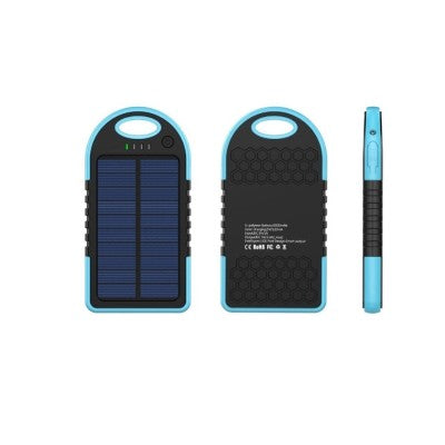 Baterie solară externă de 5000 mAh – rezistentă la șocuri și apă