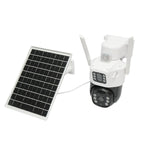 Set 2 x Camera smart IP cu lentila duala, cartela sim 4G, Camera IR fara fir, Alarma miscare, microfon + 2 x Card 32GB CADOU