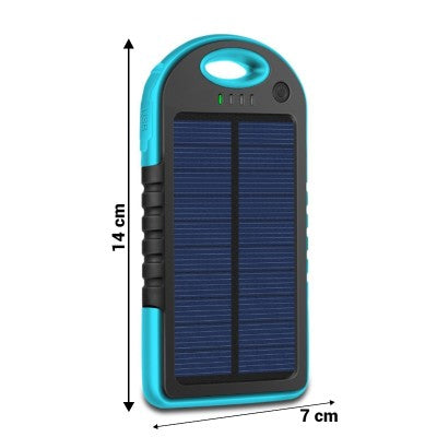 Baterie solară externă de 5000 mAh – rezistentă la șocuri și apă