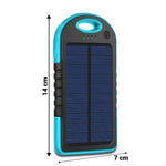 Baterie solară externă de 5000 mAh – rezistentă la șocuri și apă