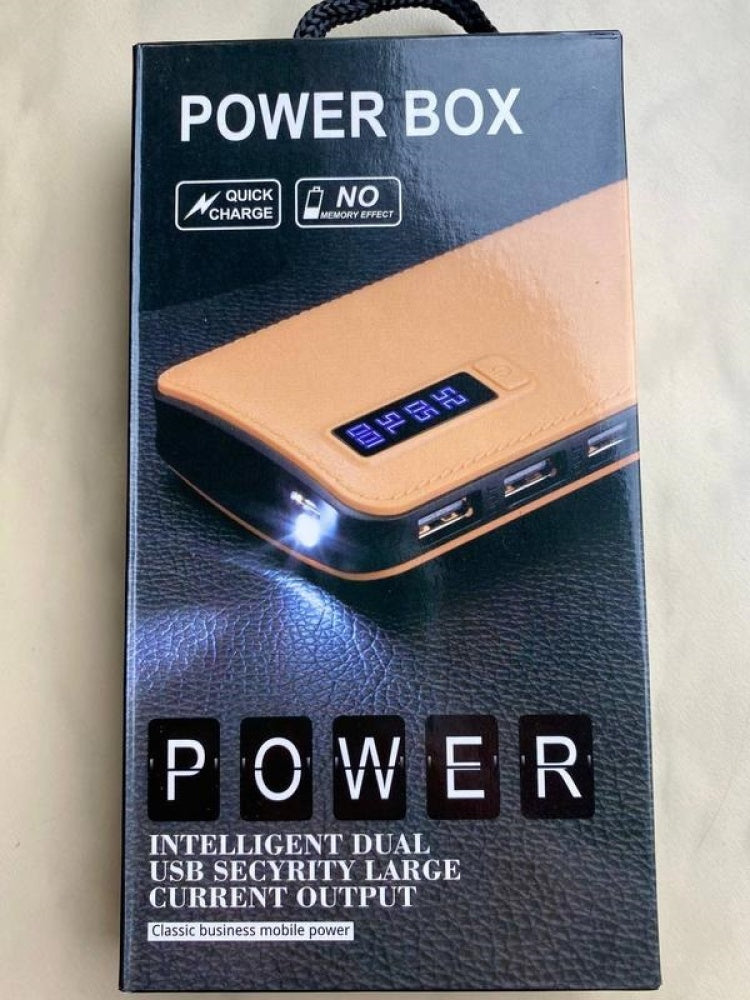 Baterie externa 30000 mah cu display LCD, Led si 3 iesiri USB