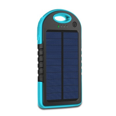 Baterie solară externă de 5000 mAh – rezistentă la șocuri și apă