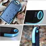 Baterie solară externă de 5000 mAh – rezistentă la șocuri și apă