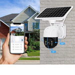 Camera de Supraveghere Solara 4G cu Slot SIM, Senzor de Miscare si Control la Distanta