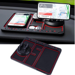 PACHET Suport rotativ telefon, Robot cameraman Bluetooth cu recunoastere faciala + Suport auto multifunctional 4-in-1 + Parasolar pliabil tip umbrela pentru parbrizul masinii